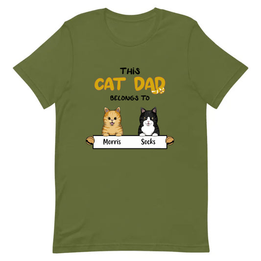 Cat Dad Belongs To - Customizable